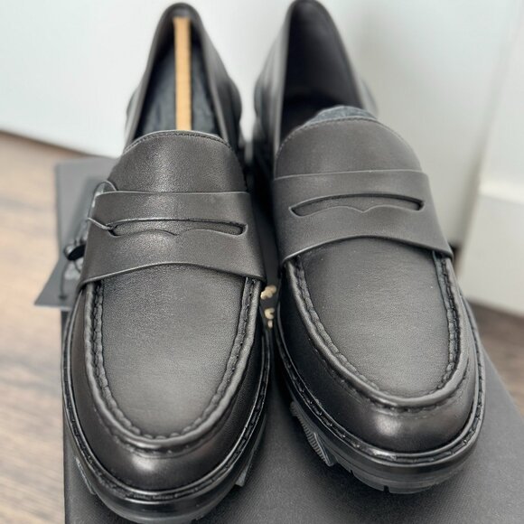 BRAND NEW  - Rag & Bone New York - Shiloh Loafer Black Leather - Size 11 - Picture 1 of 3